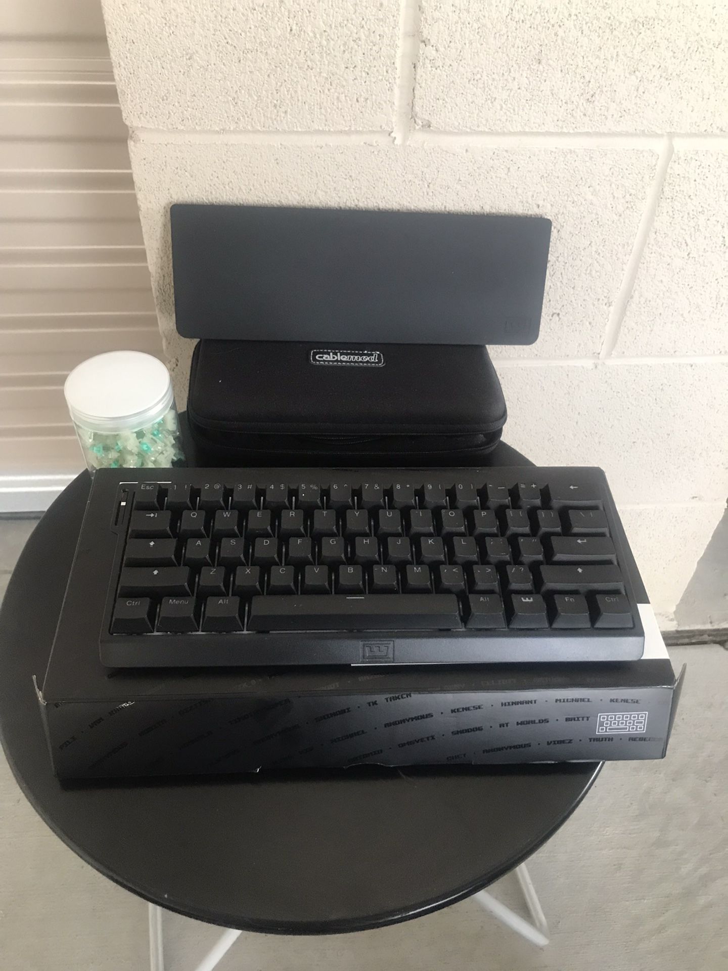 Wooting 60He Gaming Keyboard With Original accessories & Box 