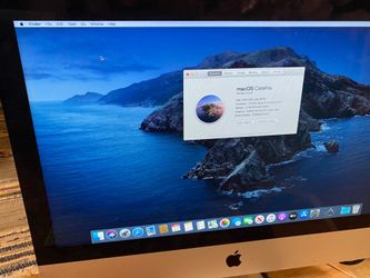 iMac 21.5” w/general keyboard, mouse and power cable
