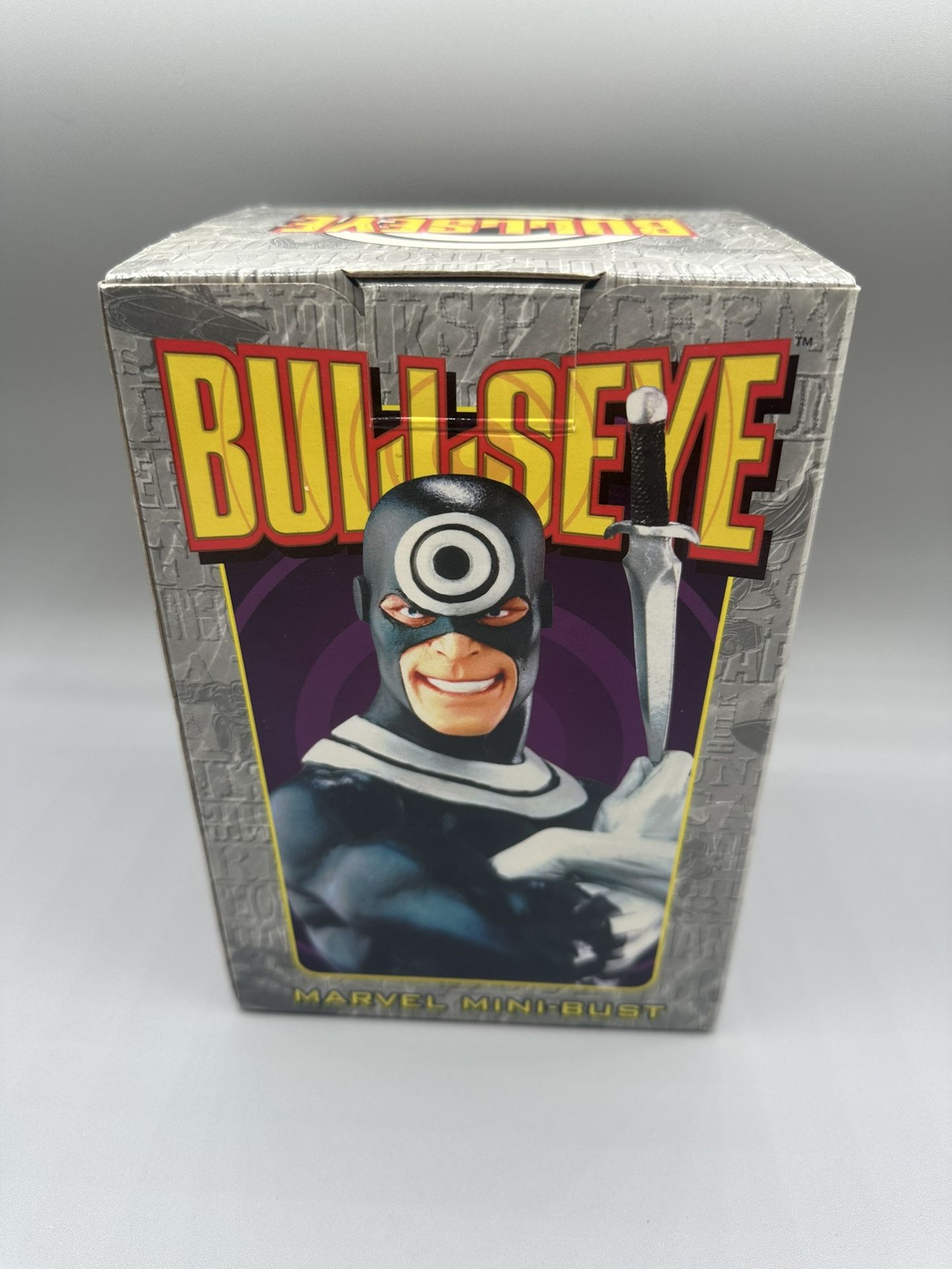 Marvel Bullseye 5.5" Mini Bust Limited Edition 2011 of 5000 Bowen Designs 1/8th  Box may show slight wear from storage.  Please see pictures for item 