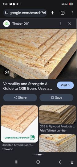 10- osb plywood 3/8"