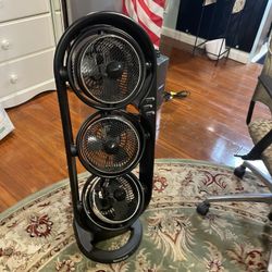 Triple-Head Tower Fan 