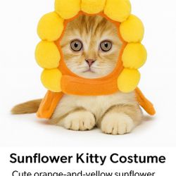 Sunflower Kitty Costume