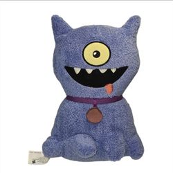 Hasbro UglyDolls Talking Ugly Dog Plush 10" Stuffed Animal Purple Toy Movie GUC