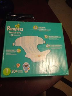Pampers size 1 204 pampers 35$ need gone now