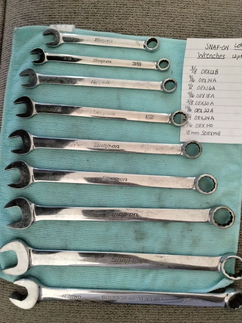 Vintage Snap-on Wrenches (Lot 10)