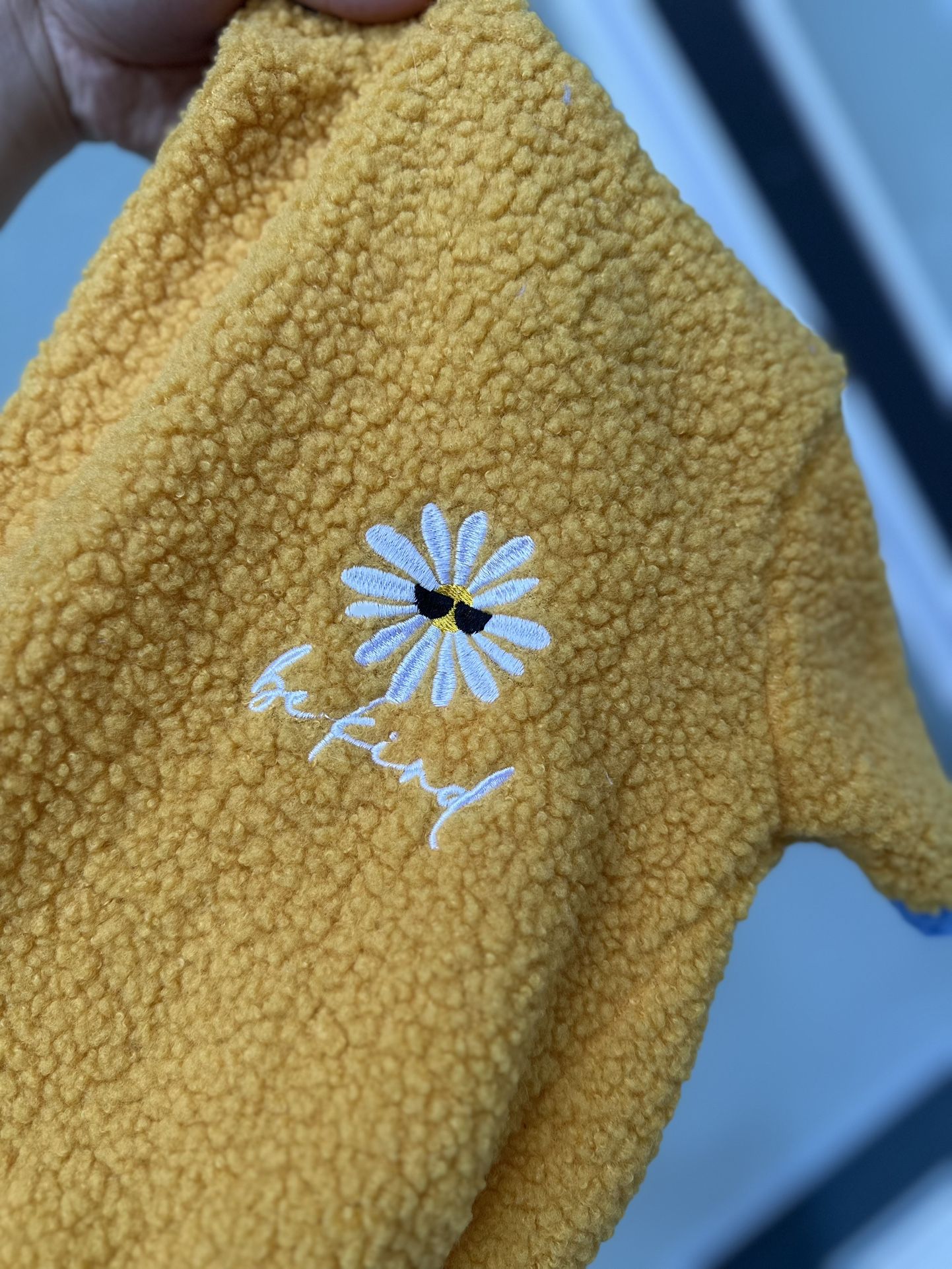 Dog Sweatshirt Yellow