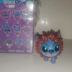 Disney Funko Mystery Mini Stitch In Costume 1/24 Rare Clear Simba With Paint Defect