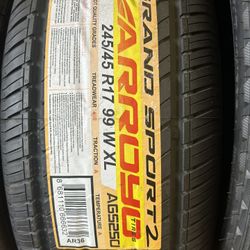 New 245/45R17 Arroyo Grand Sports 2 $100 Per Tire