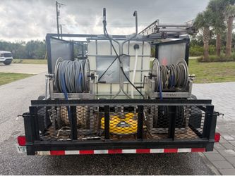 Pressure washing trailer