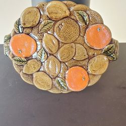 Vintage Inarco Orange Spice 10.5 X 8.5 Platter.  
