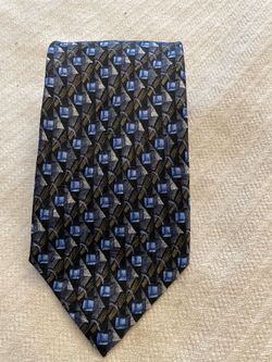 Ermenegildo Zegna Silk Geometric Necktie