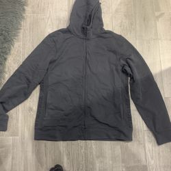 Gymshark Laundered Zip Hoodie Charcoal XXL