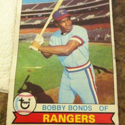 Bobby Bonds 1979 Topps Baseball Card Rangers Baseball