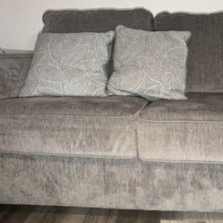 Gray Love Seat