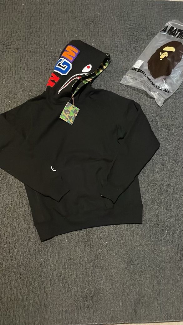 Bape Black/Camo Hoodie