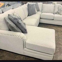 RAF LAF Chalky Beige 4 Pc Sectional Couch Chaise 🔹 Brand New 🌟 Special Discount ✅