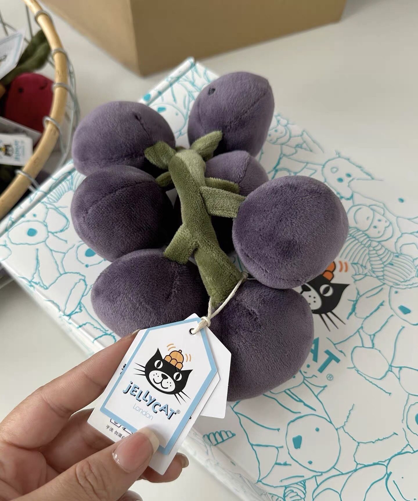 Purple Grape Plush Toy
