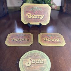 Set of 4 Insulated Hot Mat Pose-plate Chaud