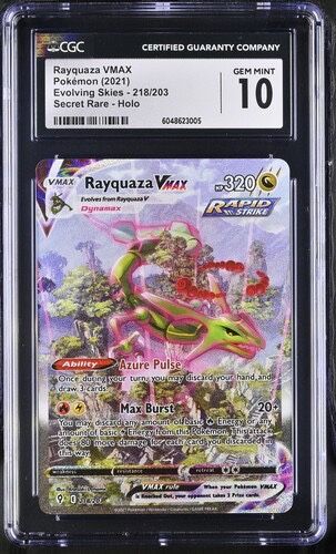 CGC 10 Rayquaza Vmax Alternate Art