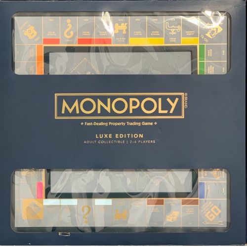 Monopoly Luxe Luxury Collectible ~Blue Gold Limited Edition ~ NEVER OPENED