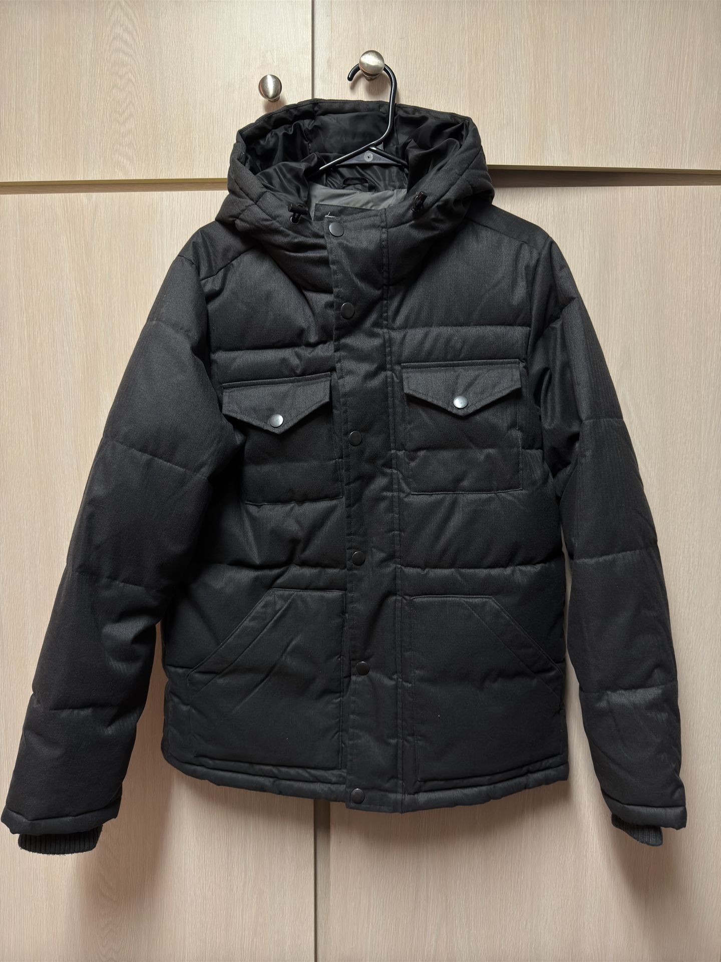 Old Navy Heritage Puffer Grey Jacket Size Small