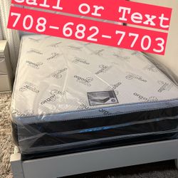 Full Pillowtop Mattress And Box Spring 