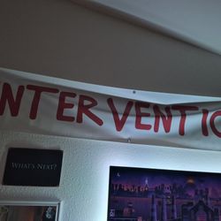 Intervention Sign