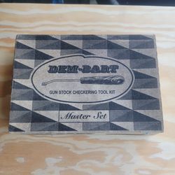 Gun Stock Checkering Master Tool Set