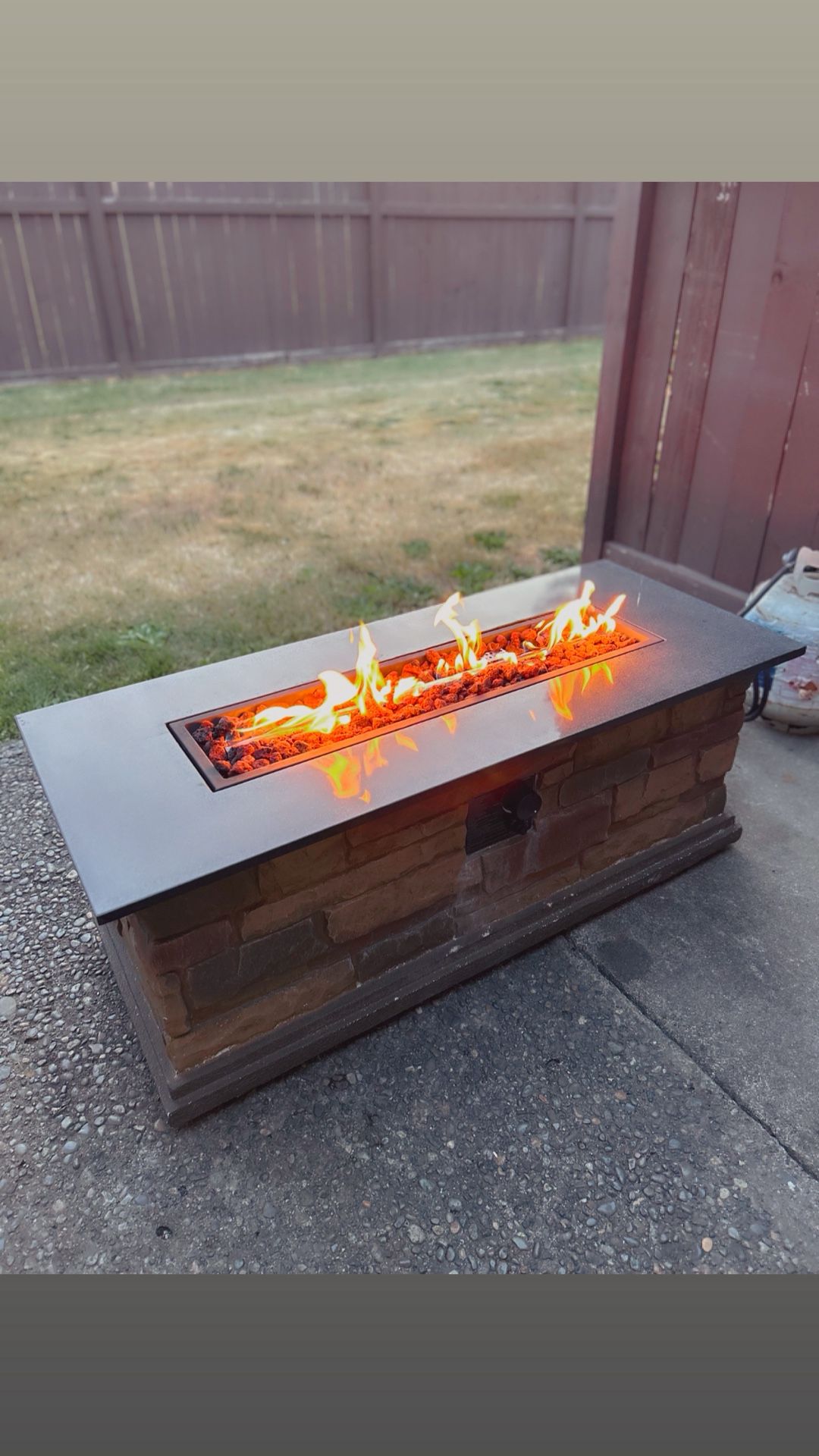 50,000 BTU 48” Outdoor Fire Pit Table