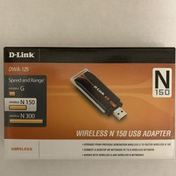 D-Link. Wireless  N 150 - USB Adapter  - (New)