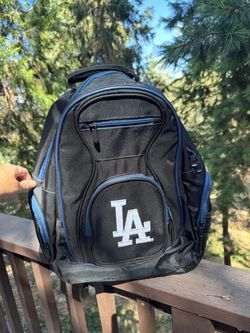 Los Angeles Dodgers MLB Premium Laptop Backpack Colored Trim 19" 💙🤍💙
