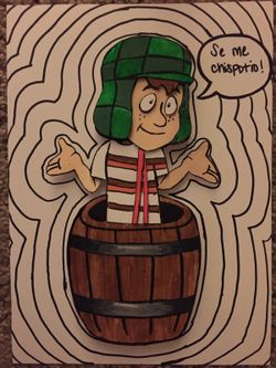 El chavo center pieces and party decor