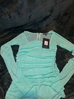 Fashion nova “oh so fresh” mint dress xs