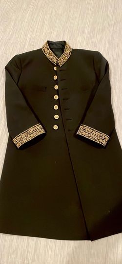 7-8 boys black sherwani indian pakistani