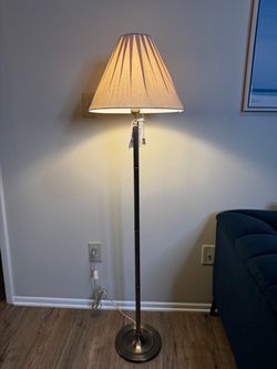 Flutted Brass Floor Lamp by Threshold designed with Studio Mcgee - New