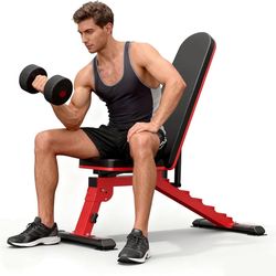 Brand new box FIT 1200LB Weight Bench, Adjustable Weight Bench for Full Body Workout, Foldable Strength Training Bench for Home Gym Dumbbell Exer