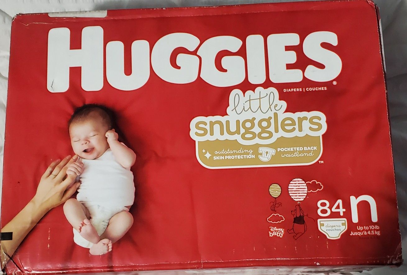 Huggies,DISNEY DAIPERS, 84 COUNTS, SIZE N, UP TO 10LBS