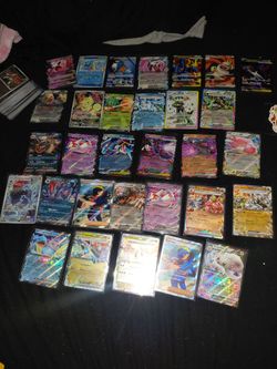 Pokémon lot and stack of foils and promos