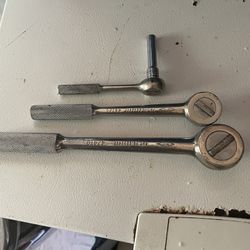3 Piece Ratchet S-K .1/2    .3/8.  1/4