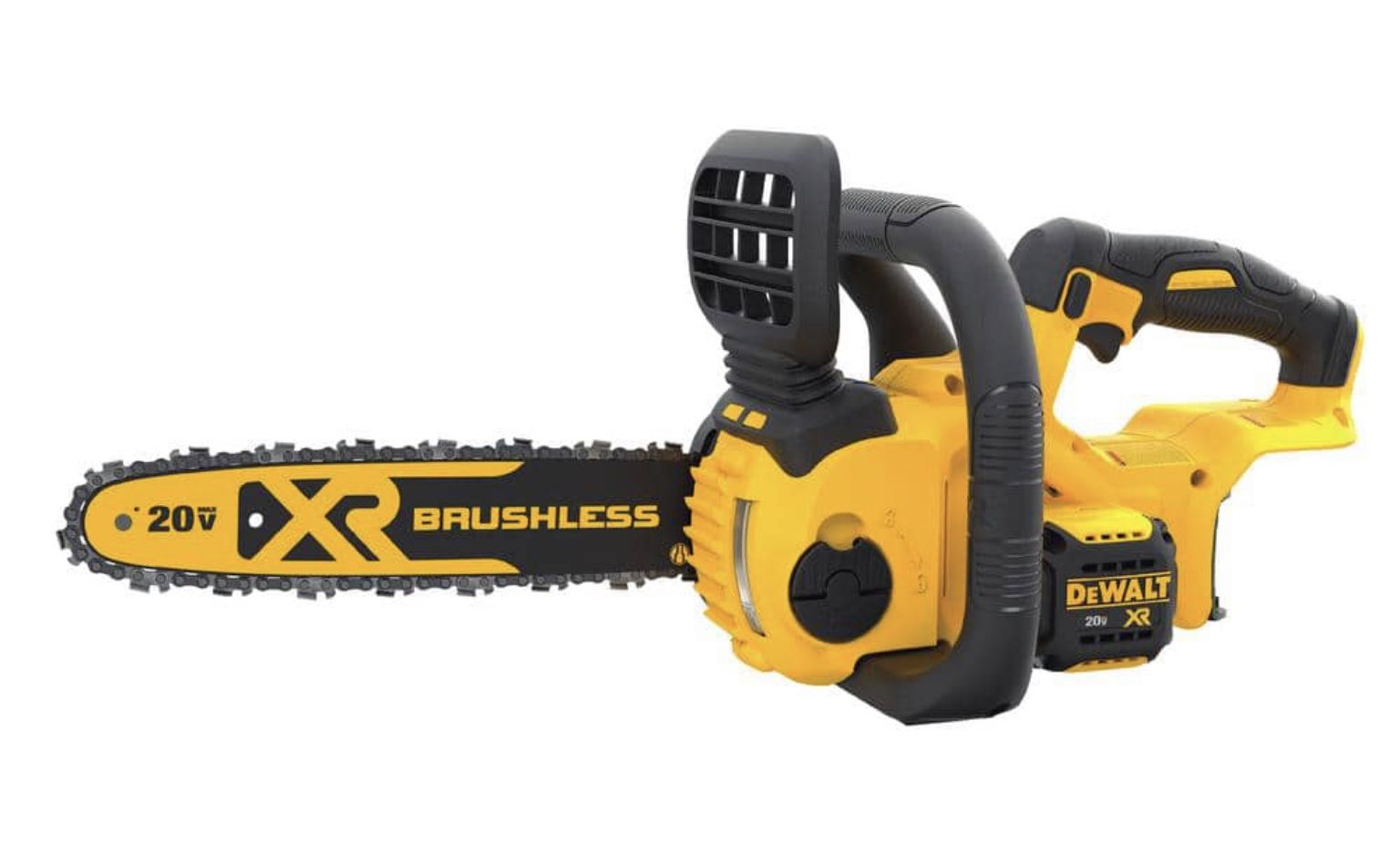DEWALT 20V MAX 12in. Brushless Battery Powered Chainsaw, Tool Only
