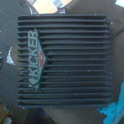 Powerful KICKER 1200-Watt Car Audio Amplifier - Great for Subs!