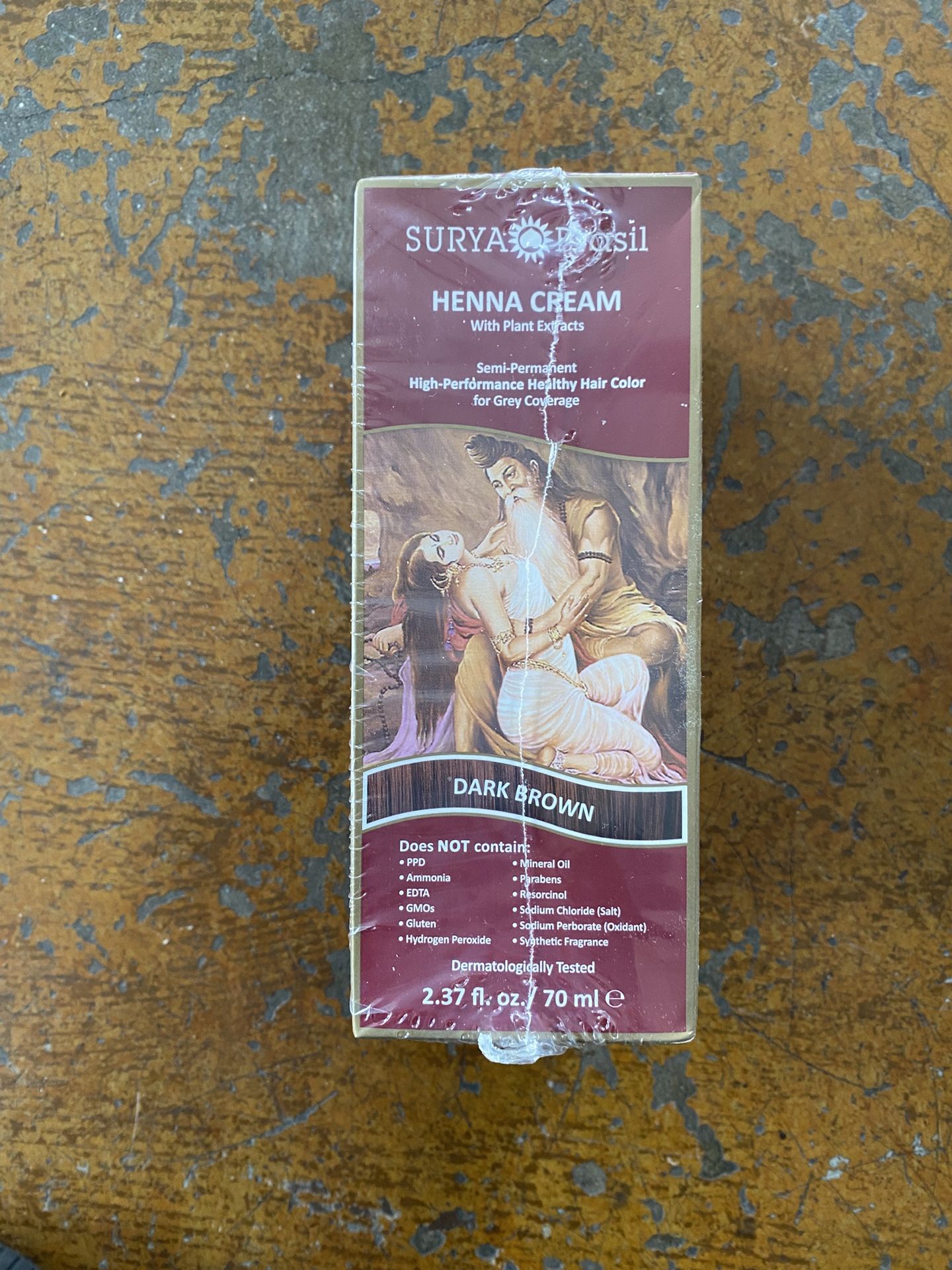 NWT Surya Brazil Brown Henna Hair Color Cream for Vibrant Shine - 2 pack