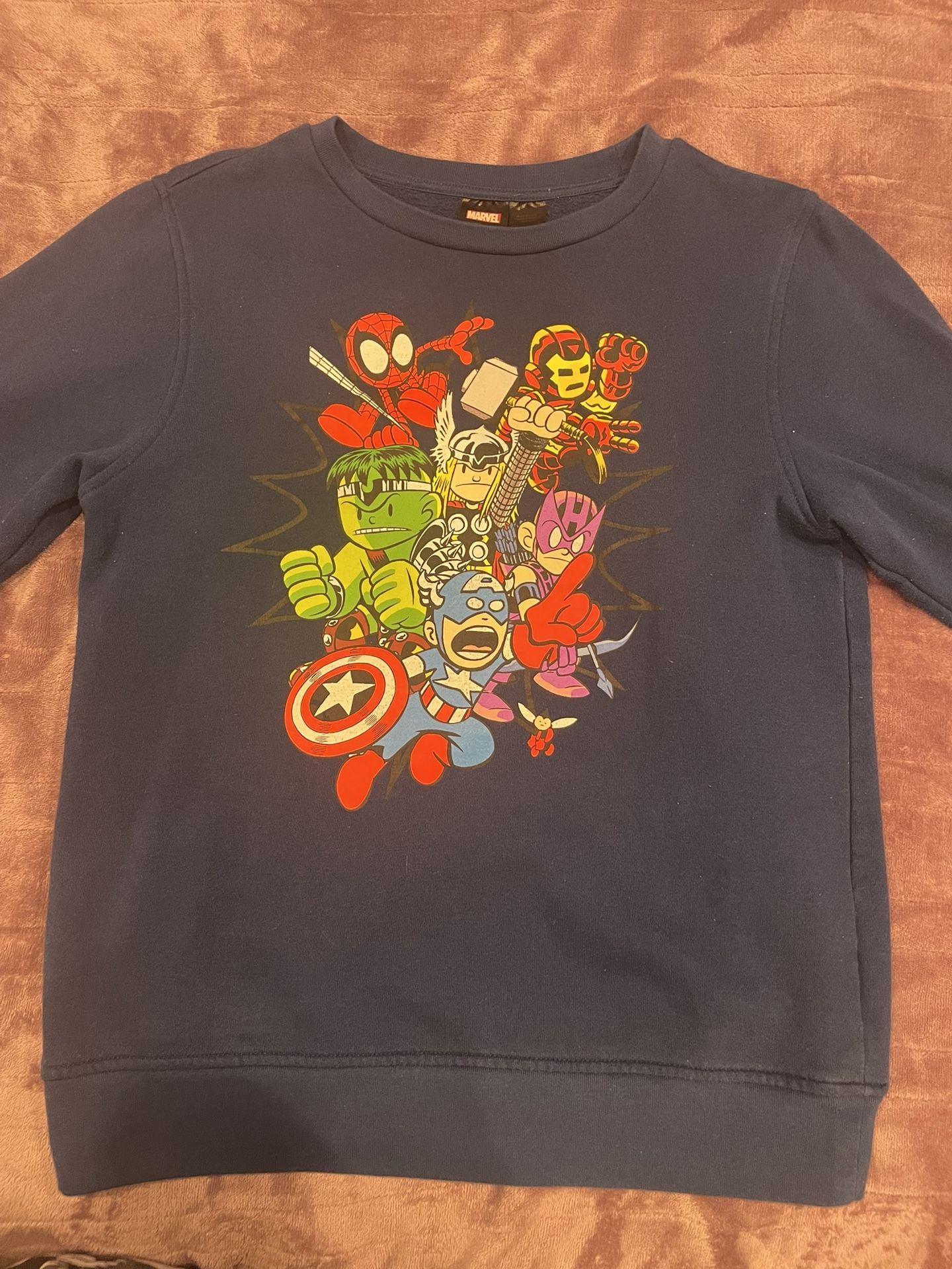 Marvel Heros Blue Sweatshirt