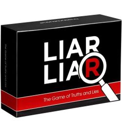 NEW! LIAR LIAR - The Game of Truths and Lies - Family Friendly Card Game for All Ages