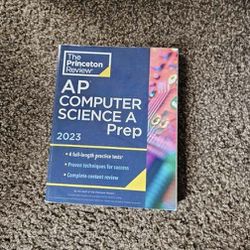 AP Computer Science A Prep 2023 Textbook, The Princeton Review