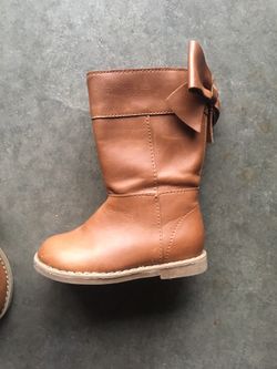Baby Gap brown boots size 7