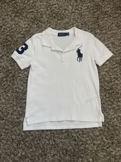 Boys Big Pony Cotton Mesh Polo Shirt