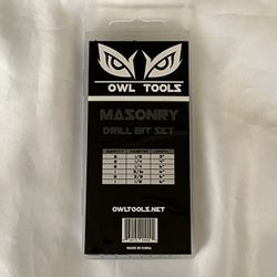 Masonry Drill Bit Set Tile Brick Cement Concrete Glass Ceramic POTS 10 Pieces