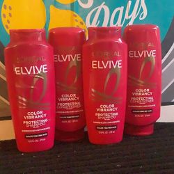 2-L’Oréal Elvive Shampoo 2-Conditioner All For $14