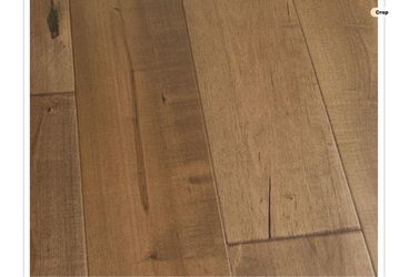 Malibu Wide Plank Cardiff Maple 1/2 in. T x 7.5 in. W Tongue & Groove Wire Brushed Engineered Hardwood Flooring (23.3 sq. ft./case) Store SKU# 1002-21